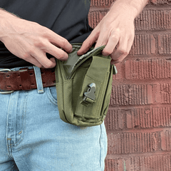 Tactical MOLLE Pouch & Waist Bag for Hiking & Outdoor Activities - VirtuousWares:Global