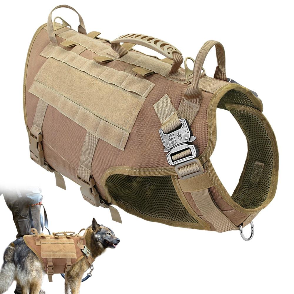 Tactical Nylon Dog Harness Military K9 Working Dog - VirtuousWares:Global