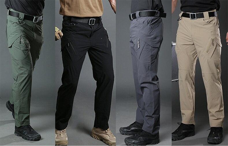 Tactical Pants Men Summer Quick Dry Multi-pockets Military Pants - VirtuousWares:Global