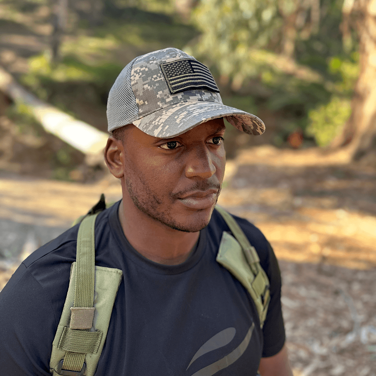 Tactical-Style Patch Hat with Adjustable Strap - VirtuousWares:Global