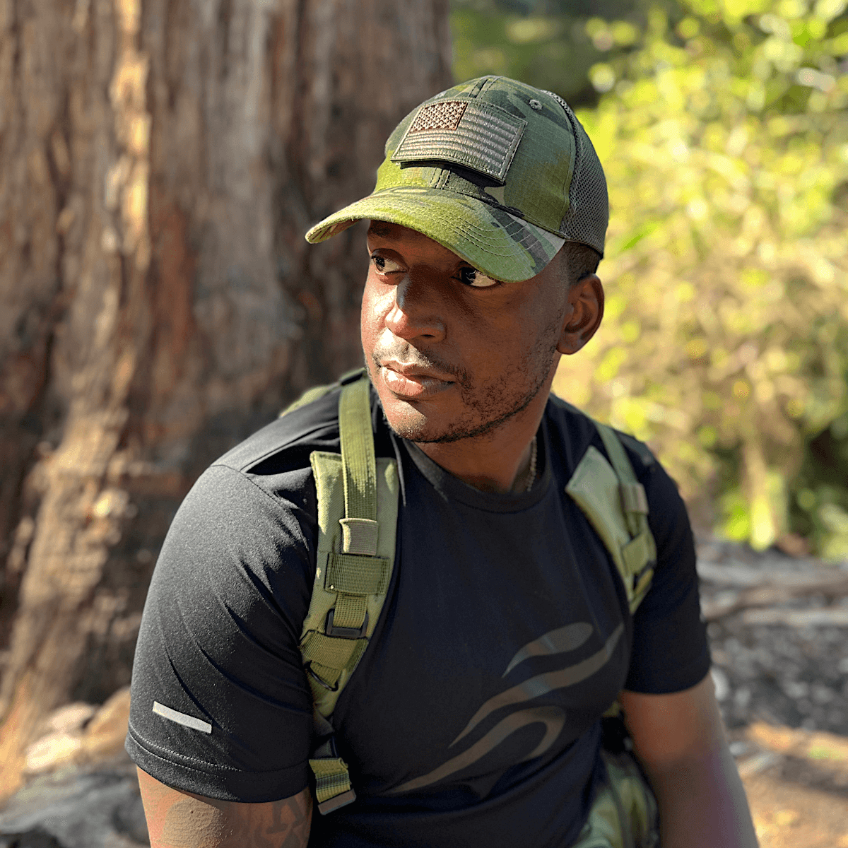 Tactical-Style Patch Hat with Adjustable Strap - VirtuousWares:Global