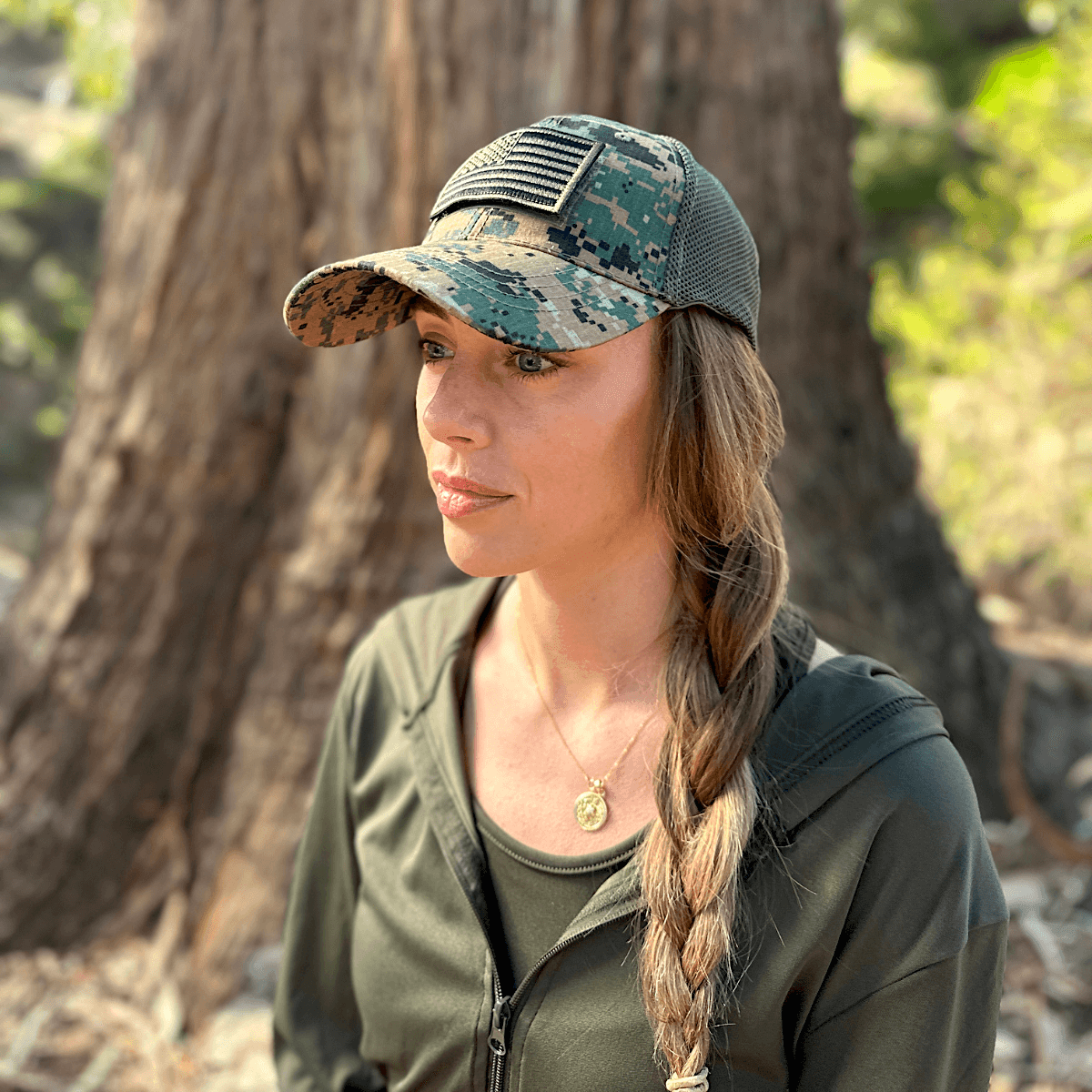 Tactical-Style Patch Hat with Adjustable Strap - VirtuousWares:Global