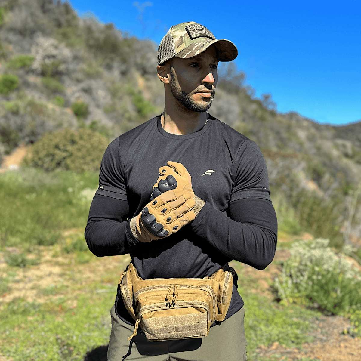 Tactical-Style Patch Hat with Adjustable Strap - VirtuousWares:Global