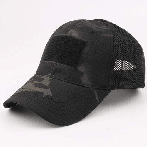 Tactical-Style Patch Hat with Adjustable Strap - VirtuousWares:Global