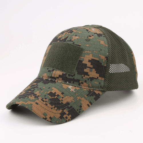 Tactical-Style Patch Hat with Adjustable Strap - VirtuousWares:Global