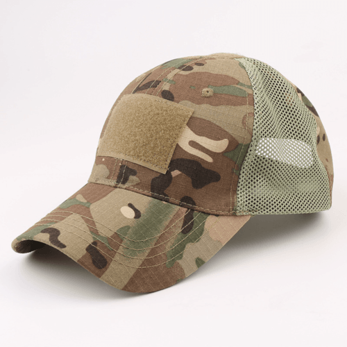 Tactical-Style Patch Hat with Adjustable Strap - VirtuousWares:Global