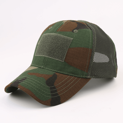 Tactical-Style Patch Hat with Adjustable Strap - VirtuousWares:Global