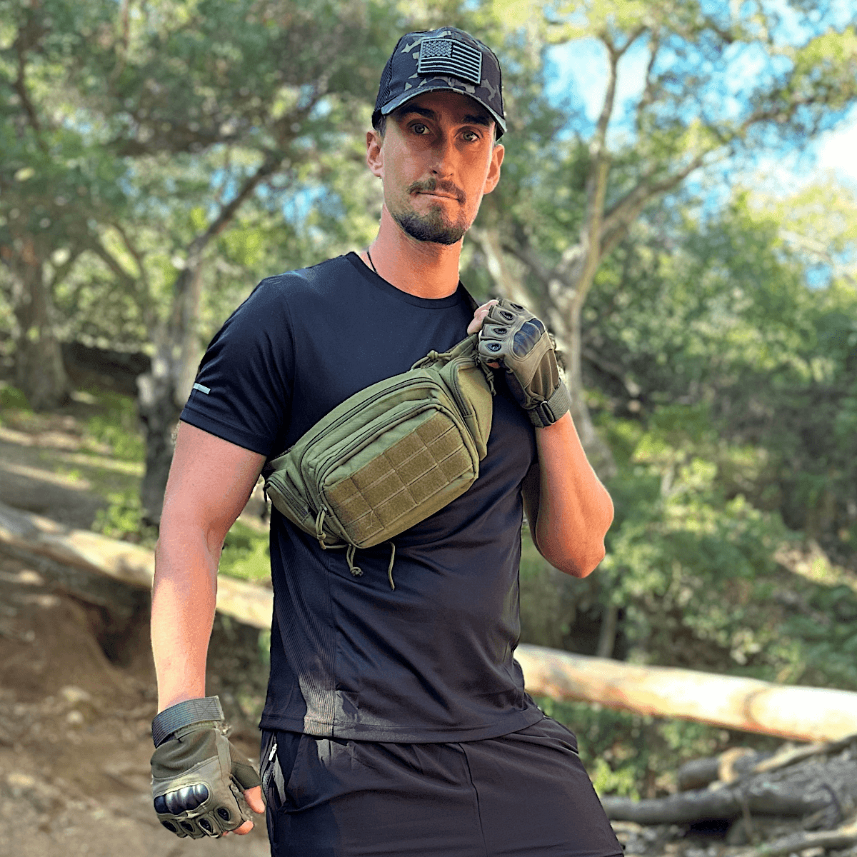 Tactical-Style Patch Hat with Adjustable Strap - VirtuousWares:Global