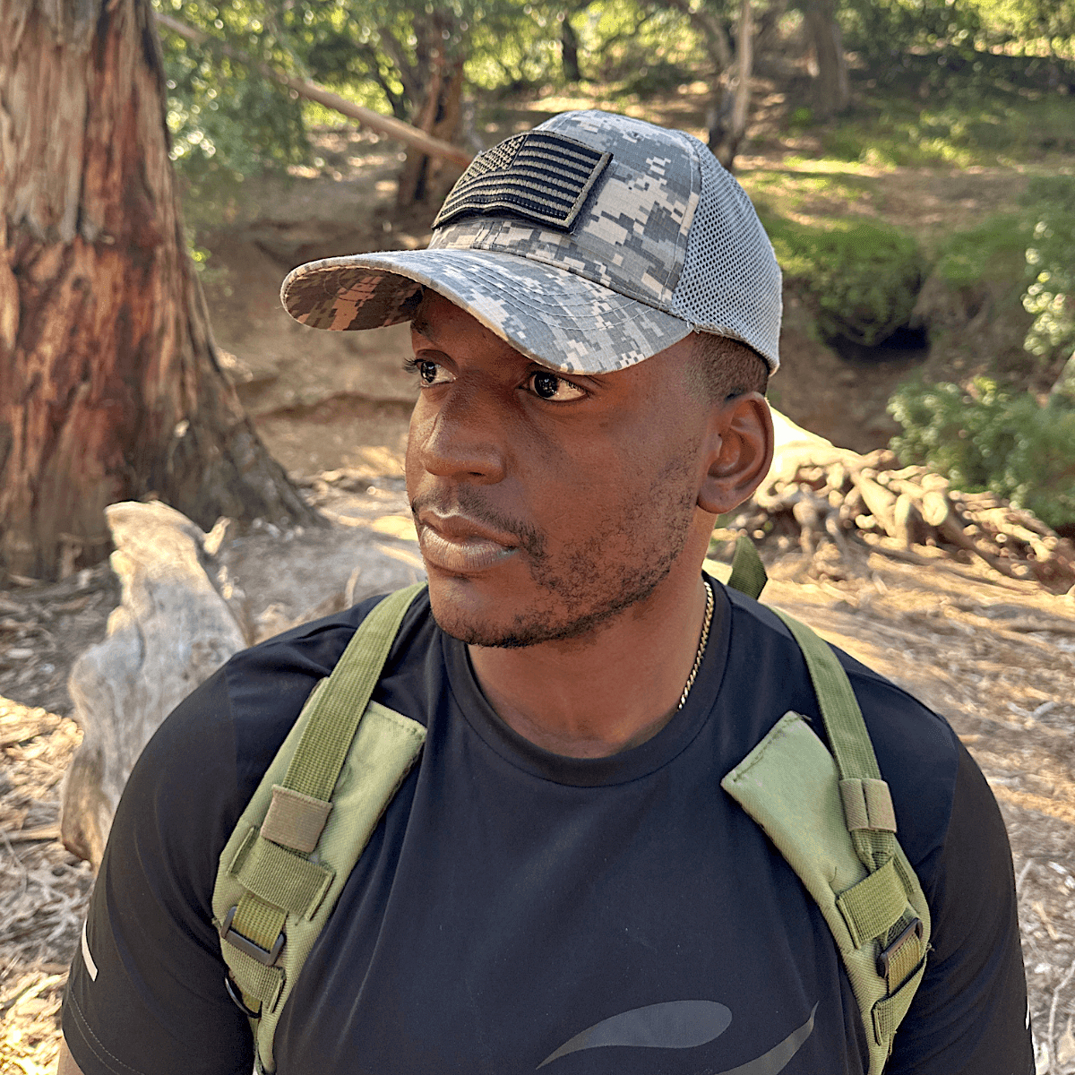 Tactical-Style Patch Hat with Adjustable Strap - VirtuousWares:Global