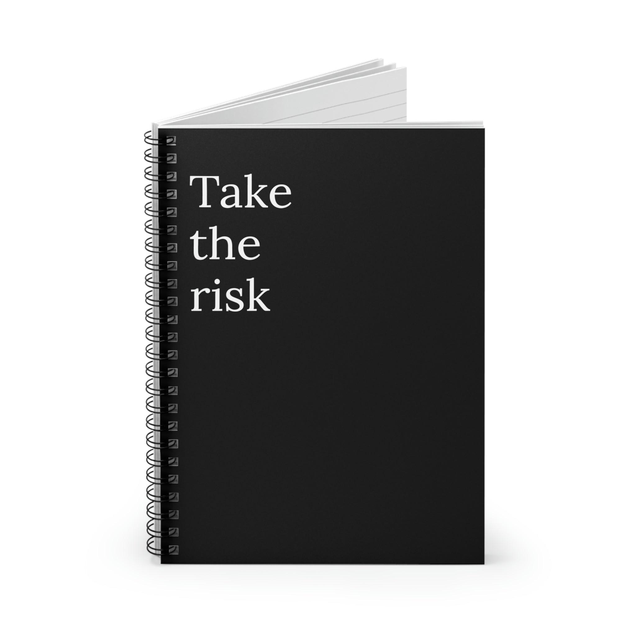 Take The Risk Motivational Notebook - VirtuousWares:Global