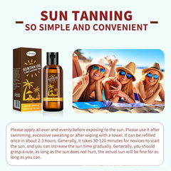 Tanning Lotion Oil Body Bronzer Self-tanning - VirtuousWares:Global