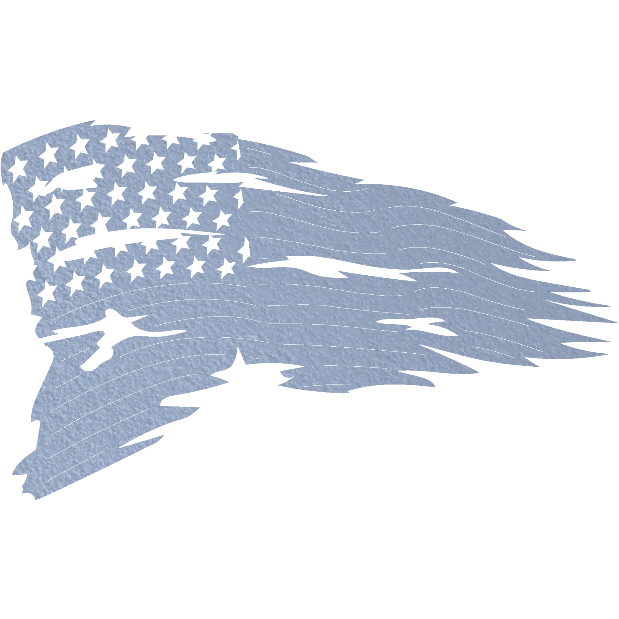 Tattered Flag - Metal Wall Art - VirtuousWares:Global