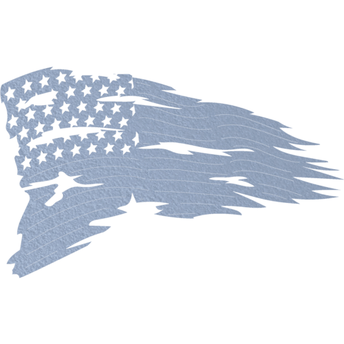 Tattered Flag - Metal Wall Art - VirtuousWares:Global