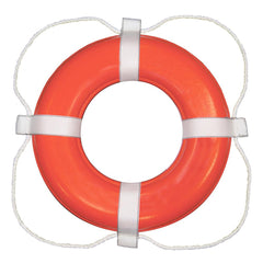 Taylor Made 383 30 in. Foam Ring Buoy, Orange & White - VirtuousWares:Global