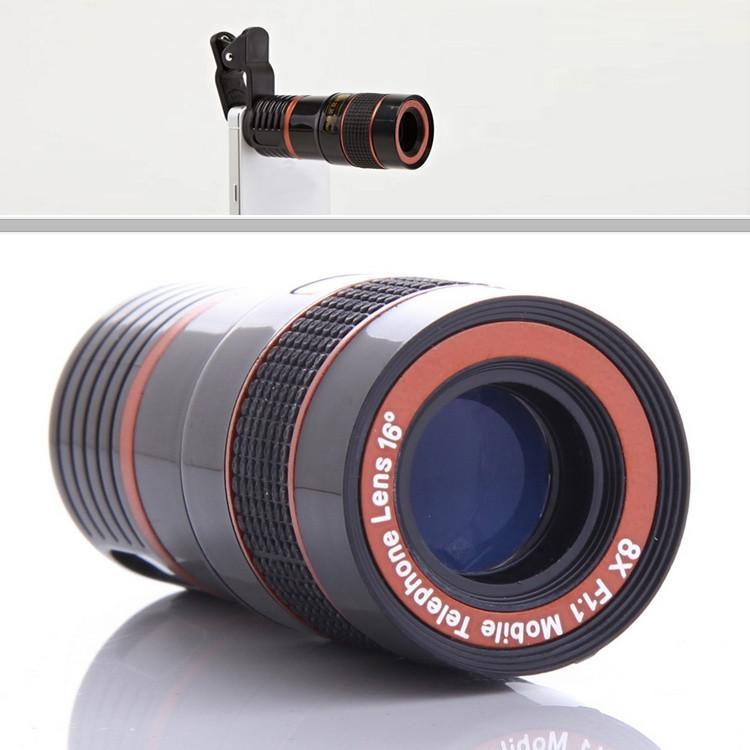 Telephoto PRO Clear Image Lens Zooms 8 times closer! For all Smart - VirtuousWares:Global