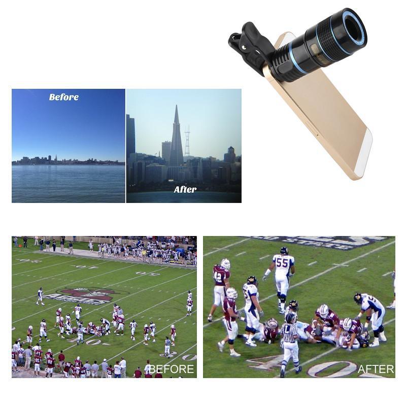 Telephoto PRO Clear Image Lens Zooms 8 times closer! For all Smart - VirtuousWares:Global