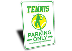 Tennis Parking Sign - VirtuousWares:Global