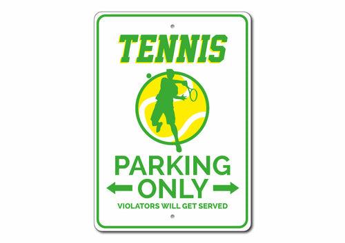 Tennis Parking Sign - VirtuousWares:Global