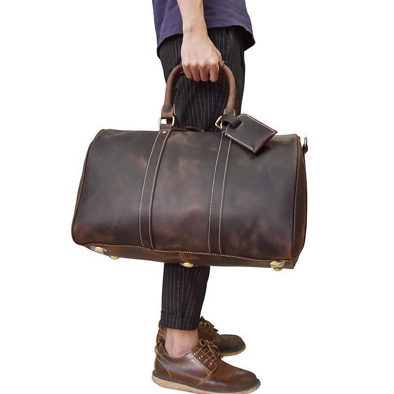 The Bjarke Weekender | Handcrafted Leather Duffle Bag - VirtuousWares:Global