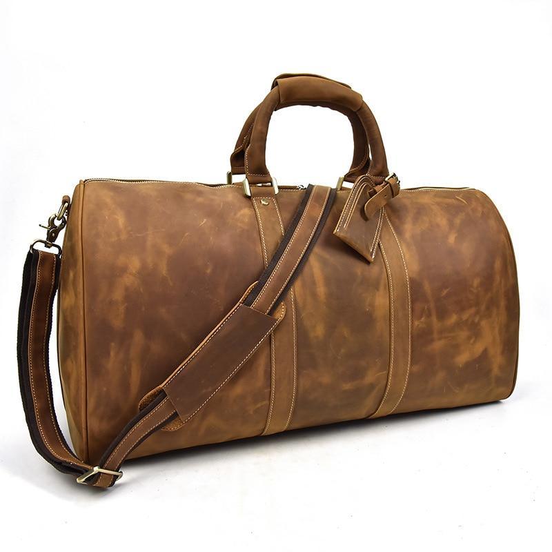 The Bjarke Weekender | Handcrafted Leather Duffle Bag - VirtuousWares:Global