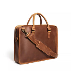 The Hemming Leather Laptop Bag | Vintage Leather Briefcase - VirtuousWares:Global
