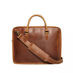 The Hemming Leather Laptop Bag | Vintage Leather Briefcase - VirtuousWares:Global
