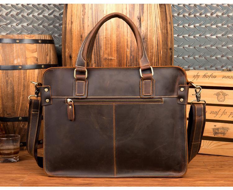 The Viggo Briefcase | Genuine Leather Messenger Bag - VirtuousWares:Global