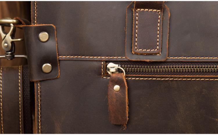 The Viggo Briefcase | Genuine Leather Messenger Bag - VirtuousWares:Global
