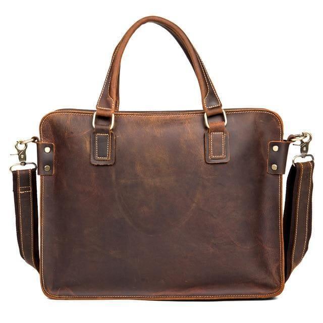 The Viggo Briefcase | Genuine Leather Messenger Bag - VirtuousWares:Global