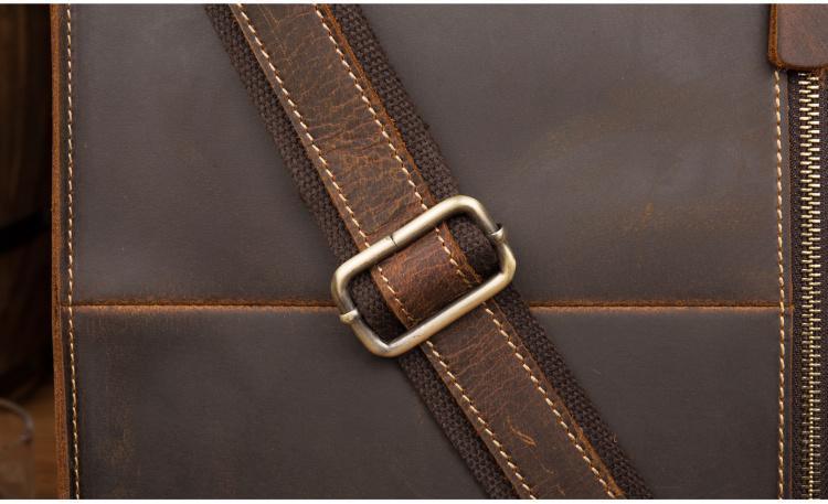 The Viggo Briefcase | Genuine Leather Messenger Bag - VirtuousWares:Global