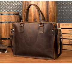 The Viggo Briefcase | Genuine Leather Messenger Bag - VirtuousWares:Global