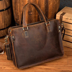 The Viggo Briefcase | Genuine Leather Messenger Bag - VirtuousWares:Global