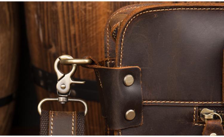 The Viggo Briefcase | Genuine Leather Messenger Bag - VirtuousWares:Global