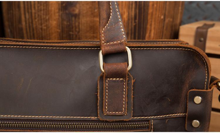 The Viggo Briefcase | Genuine Leather Messenger Bag - VirtuousWares:Global