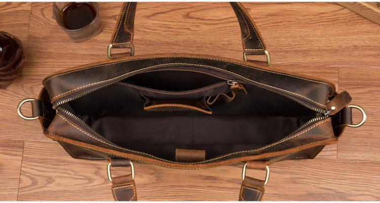 The Viggo Briefcase | Genuine Leather Messenger Bag - VirtuousWares:Global