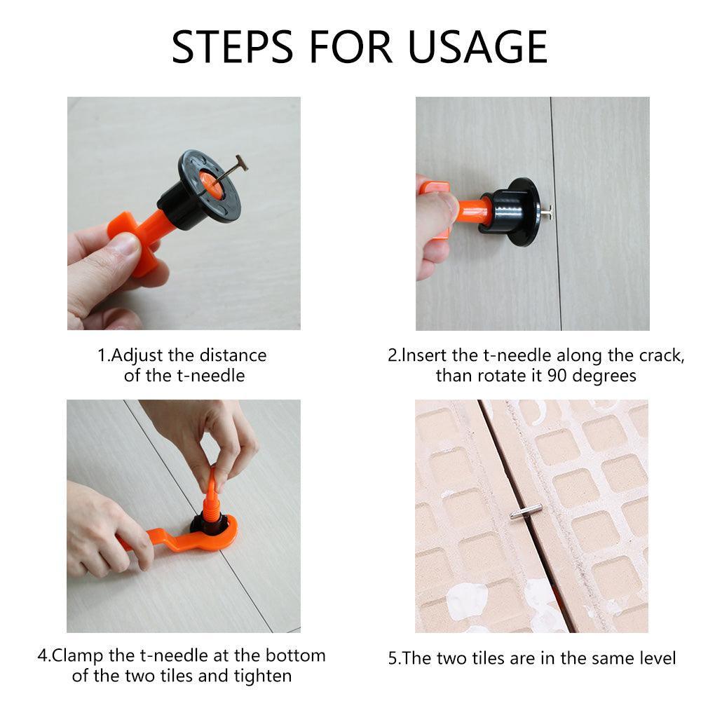 Tiles Leveler Spacers Locator Tile Leveling System - VirtuousWares:Global