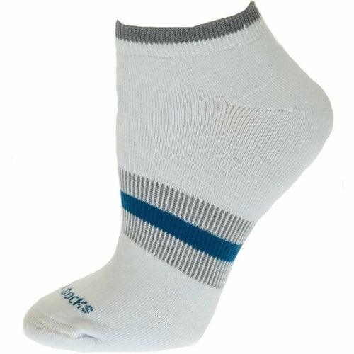 Tipped Cushioned Arch Support No Show Performance Cotton Socks - VirtuousWares:Global