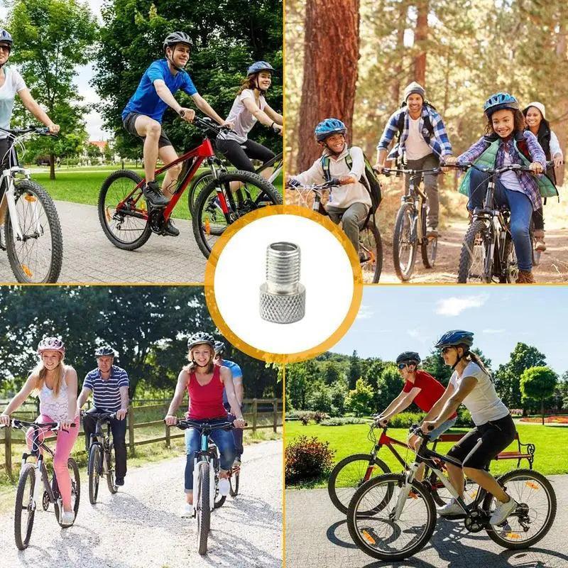 Tire Inflator Hose Adapter Bike Tire Valve Converter Bike Tool Caps - VirtuousWares:Global