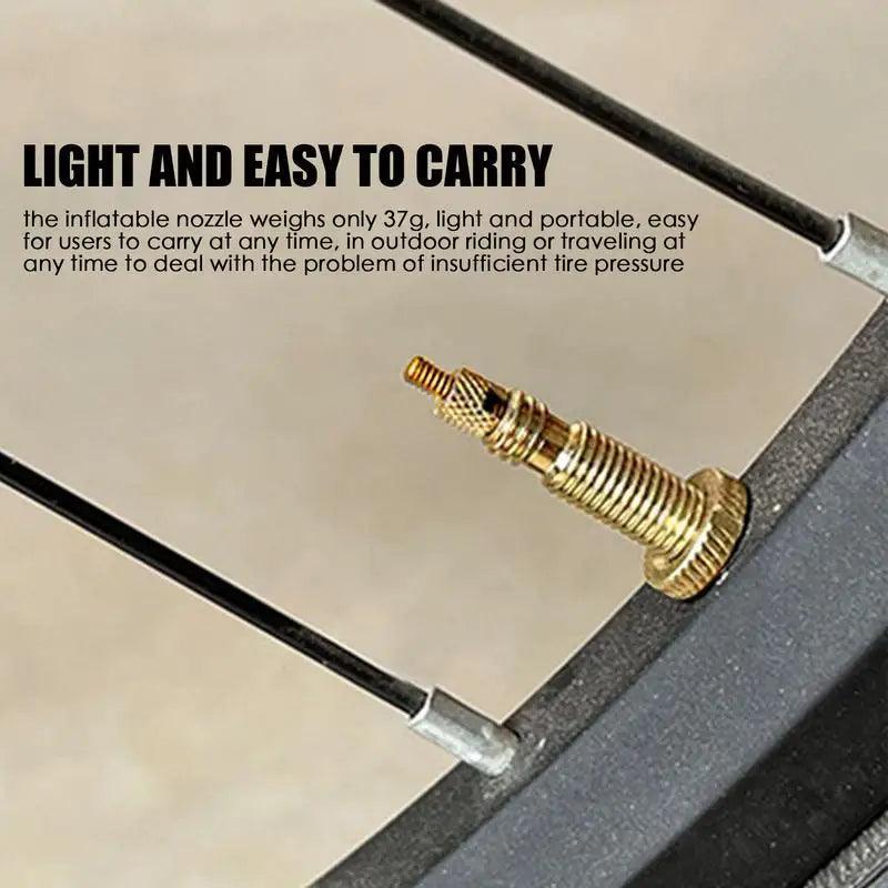Tire Inflator Nozzle 2-in-1 Air Compressor Nozzle Air Pump Attachments - VirtuousWares:Global