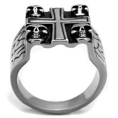 TK2316 - High polished (no plating) Stainless Steel Ring with Epoxy - VirtuousWares:Global