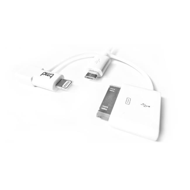 TMD CA4L-01WH MFI Trident Charger Cable - VirtuousWares:Global