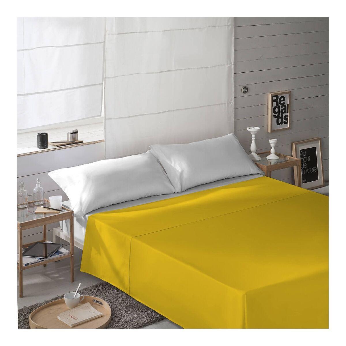 Top sheet Naturals Mustard 180 x 270 cm - VirtuousWares:Global