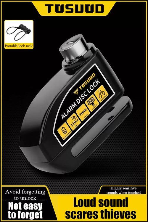 TOSUOD Disc Brake Lock Anti-theft alarm motorcycle lock electric - VirtuousWares:Global