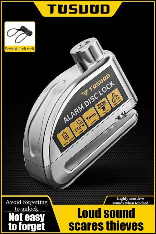 TOSUOD Disc Brake Lock Anti-theft alarm motorcycle lock electric - VirtuousWares:Global