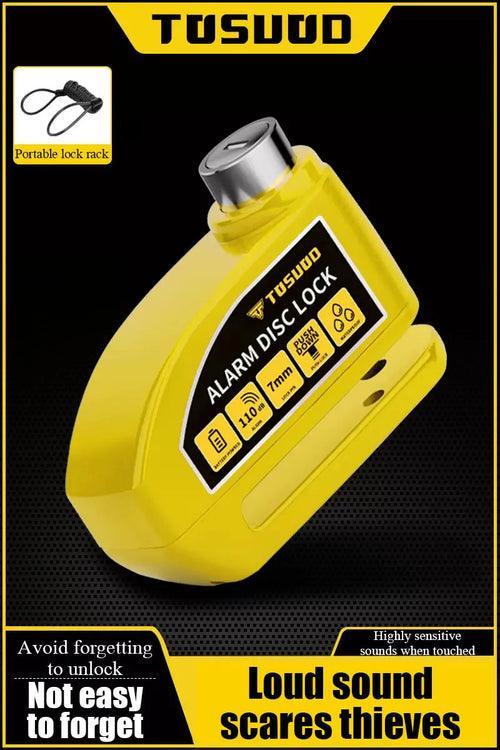 TOSUOD Disc Brake Lock Anti-theft alarm motorcycle lock electric - VirtuousWares:Global