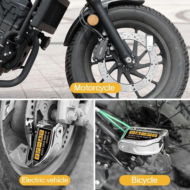 TOSUOD Disc Brake Lock Anti-theft alarm motorcycle lock electric - VirtuousWares:Global