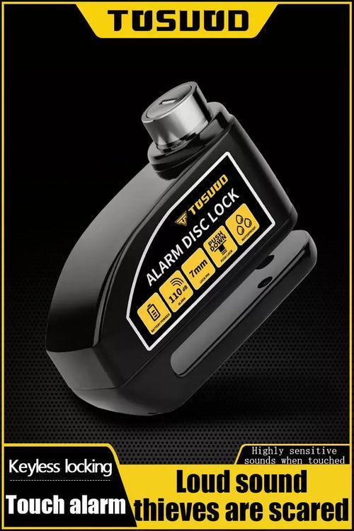 TOSUOD Disc Brake Lock Anti-theft alarm motorcycle lock electric - VirtuousWares:Global
