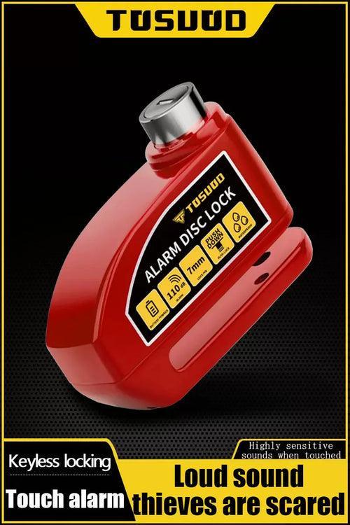 TOSUOD Disc Brake Lock Anti-theft alarm motorcycle lock electric - VirtuousWares:Global