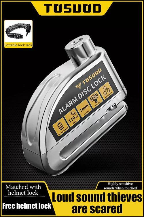 TOSUOD Disc Brake Lock Anti-theft alarm motorcycle lock electric - VirtuousWares:Global