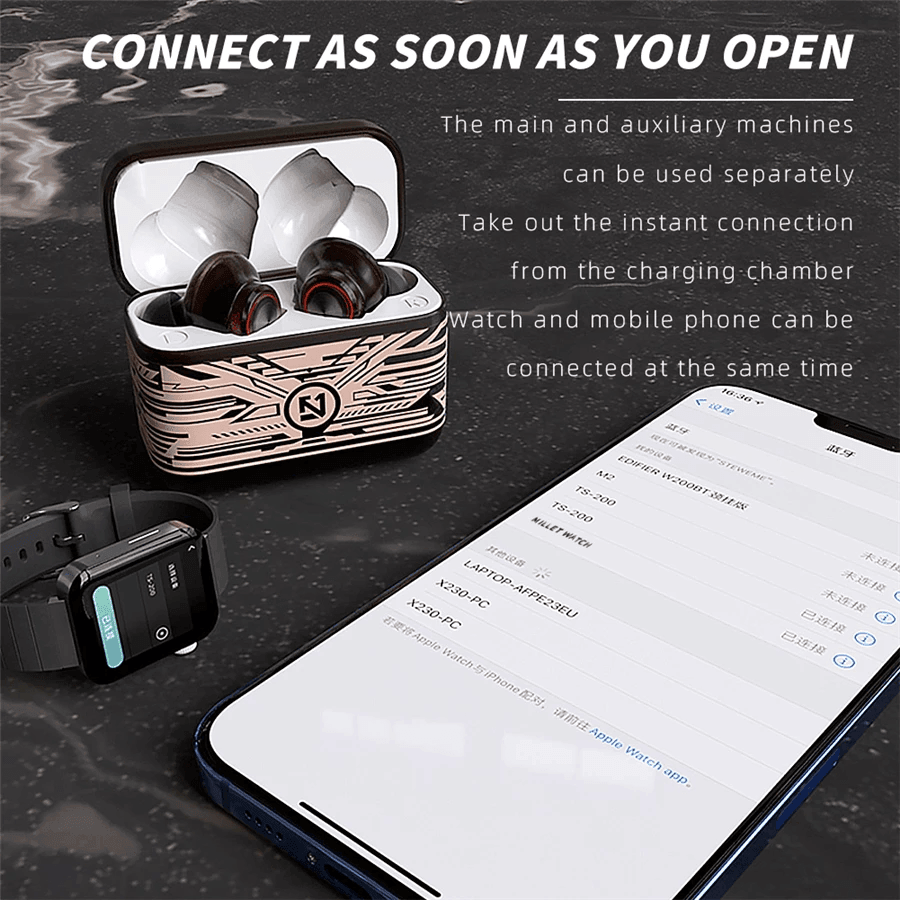 Touch Control Mini TWS Wireless Bluetooth 5.0 Earphones - VirtuousWares:Global